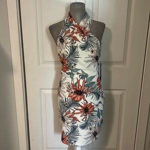 RACHEL Rachel Roy One Shoulder Dress White Orange